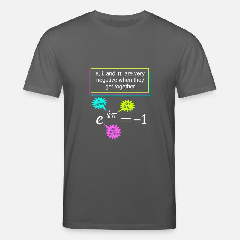 Mathematician Math Mathematical Mathematics - Stanley/Stella CREATOR Unisex Organic T-Shirt - anthracite