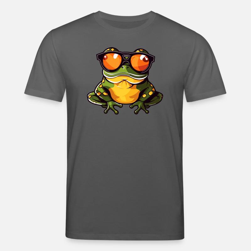 Frosch Lustig Cool - Stanley/Stella Unisex Bio-T-Shirt CREATOR  - Anthrazit
