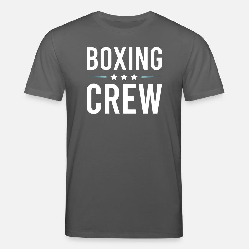 Équipe de boxe - T-shirt bio CREATOR Stanley/Stella Unisexe - charbon