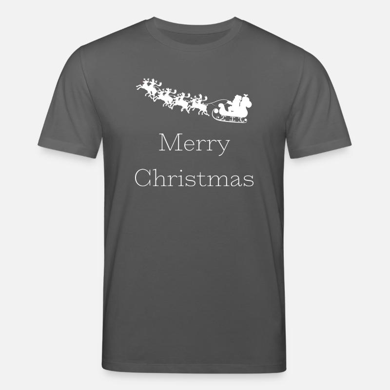 Merry Christmas - Stanley/Stella Unisex Bio-T-Shirt CREATOR - Anthrazit