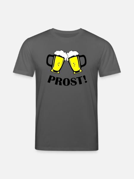 bier prost - Stanley/Stella Unisex Bio-T-Shirt CREATOR  - Anthrazit