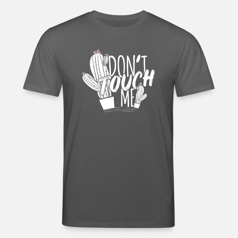 Fass mich nicht an - Stanley/Stella Unisex Bio-T-Shirt CREATOR - Anthrazit