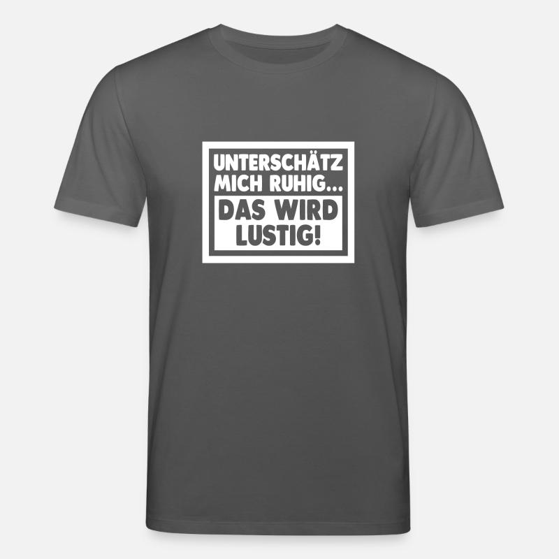 Das wird lustig - Stanley/Stella Unisex Bio-T-Shirt CREATOR  - Anthrazit