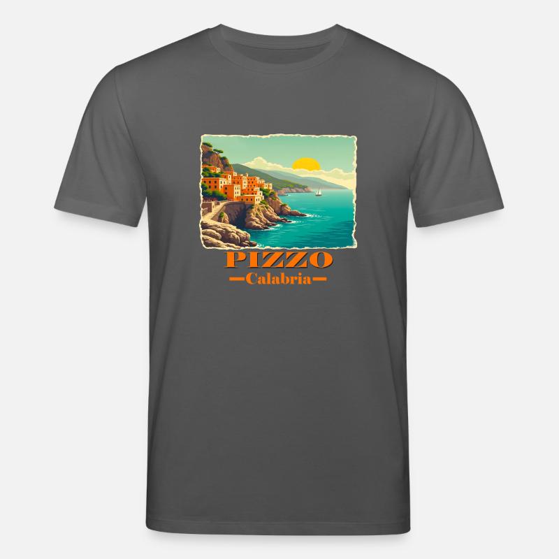 Pizzo Calabria orange - Stanley/Stella CREATOR Unisex Organic T-Shirt - anthracite