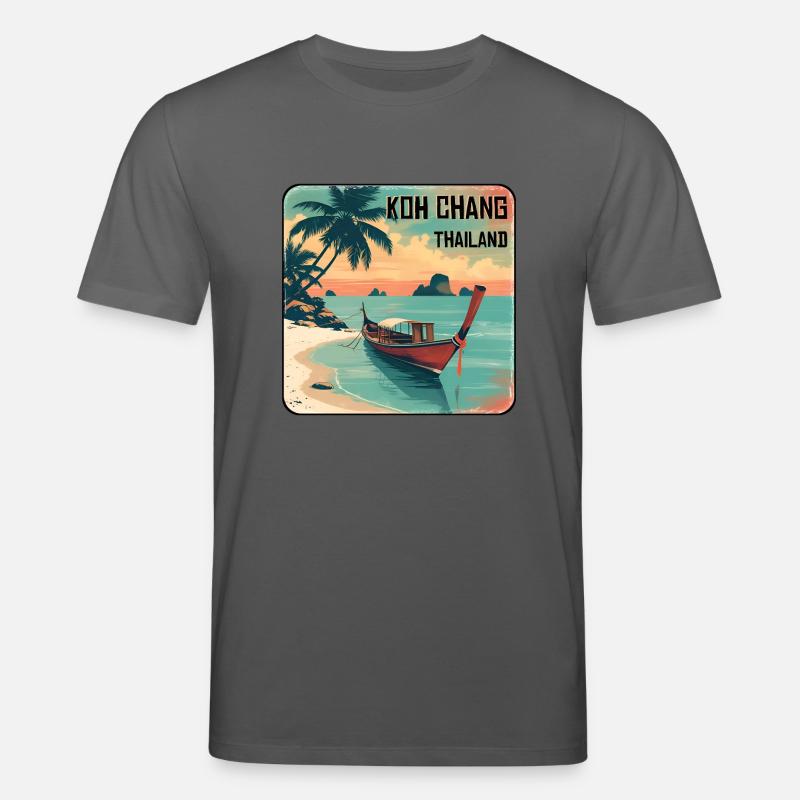 Koh Chang - T-shirt bio CREATOR Stanley/Stella Unisexe - charbon