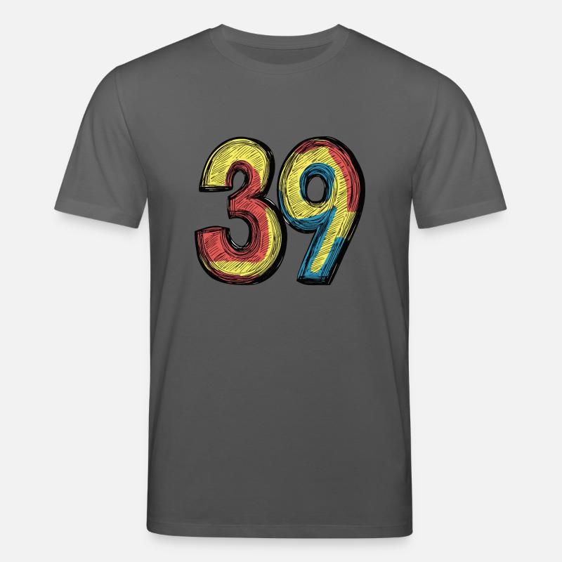 Bande dessinée à 39 numéros - T-shirt bio CREATOR Stanley/Stella Unisexe - charbon