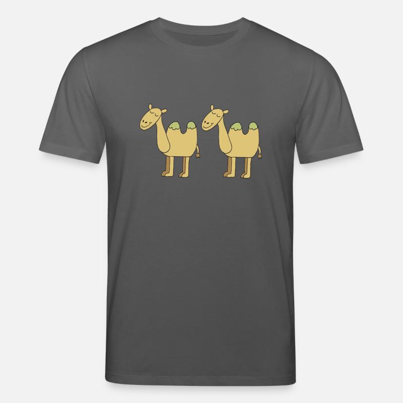 kamel zu zweit - Stanley/Stella Unisex Bio-T-Shirt CREATOR  - Anthrazit