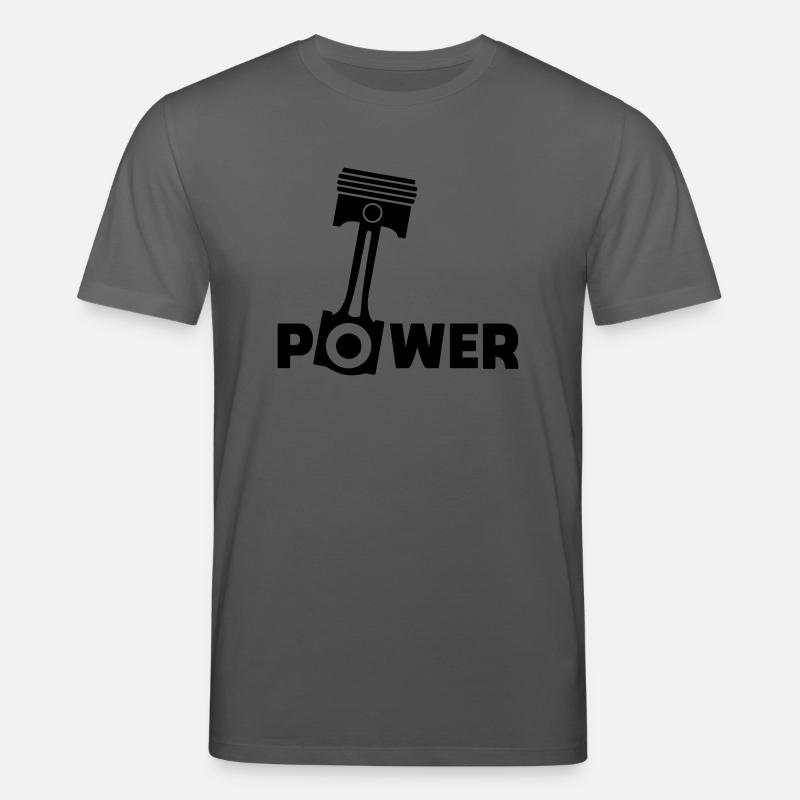 Piston Puissance piston Puissance - T-shirt bio CREATOR Stanley/Stella Unisexe - charbon