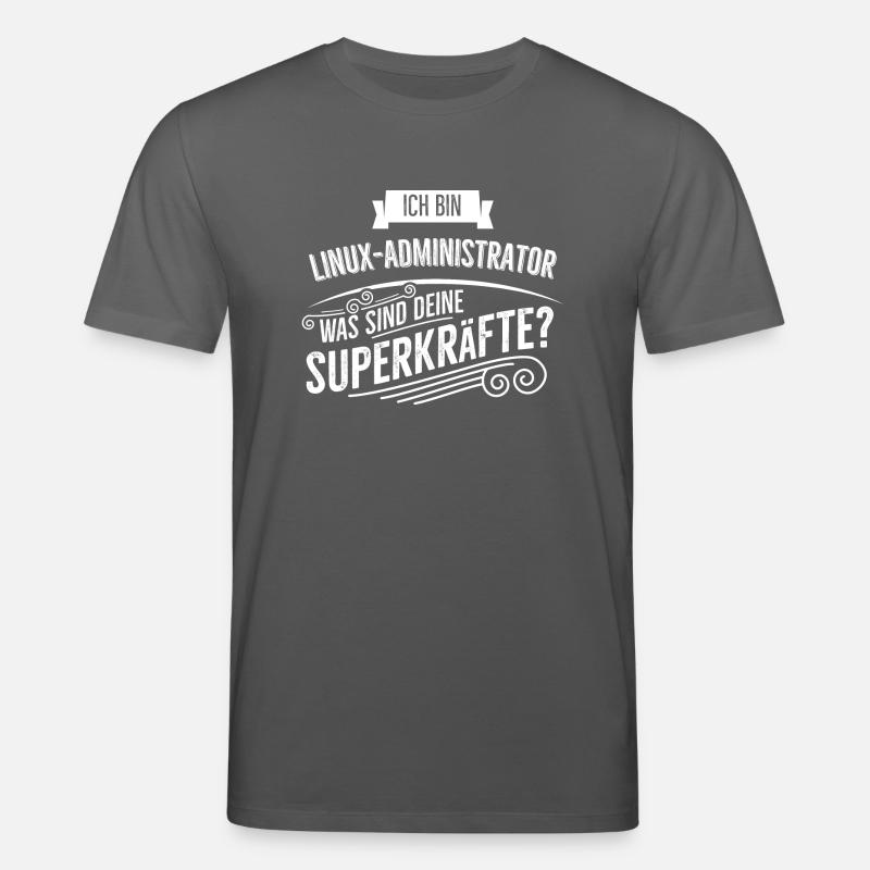 Linux Administrator - Stanley/Stella Unisex Bio-T-Shirt CREATOR  - Anthrazit