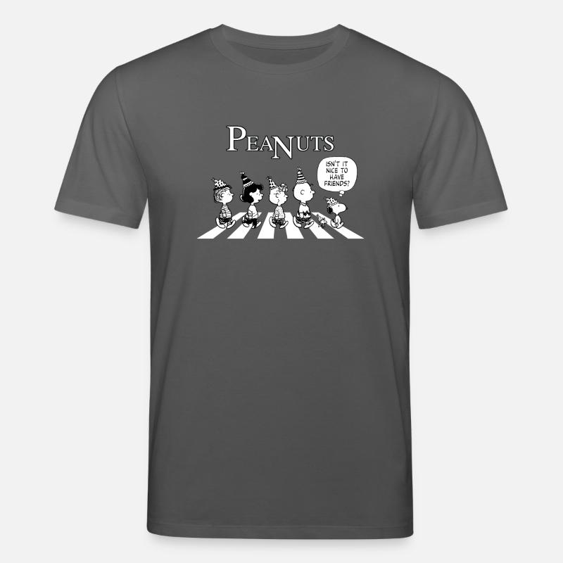 Peanuts Snoopy, Charlie, Stella e Lucy Compleanno - Maglietta ecologica unisex CREATOR di Stanley/Stella - antracite