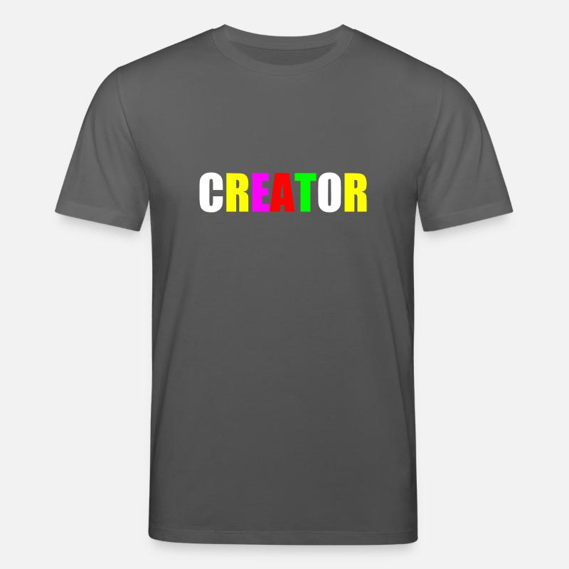 Creator - Stanley/Stella Unisex Bio-T-Shirt CREATOR - Anthrazit