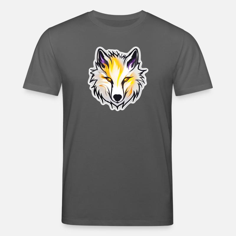 Wolf - Illustration - Stanley/Stella Unisex Bio-T-Shirt CREATOR - Anthrazit