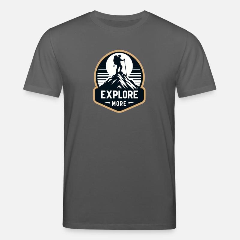 Explore more - Wanderer - Stanley/Stella Unisex Bio-T-Shirt CREATOR  - Anthrazit