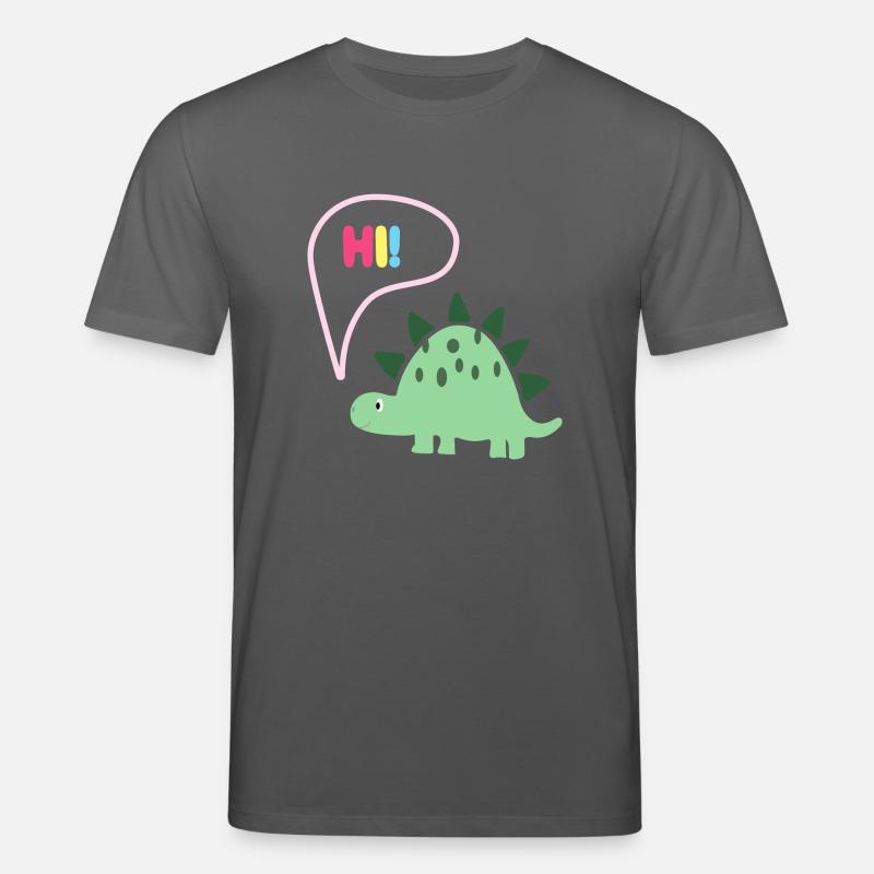 Hi Dino - Geschenkidee - Kindermode - Stanley/Stella Unisex Bio-T-Shirt CREATOR  - Anthrazit