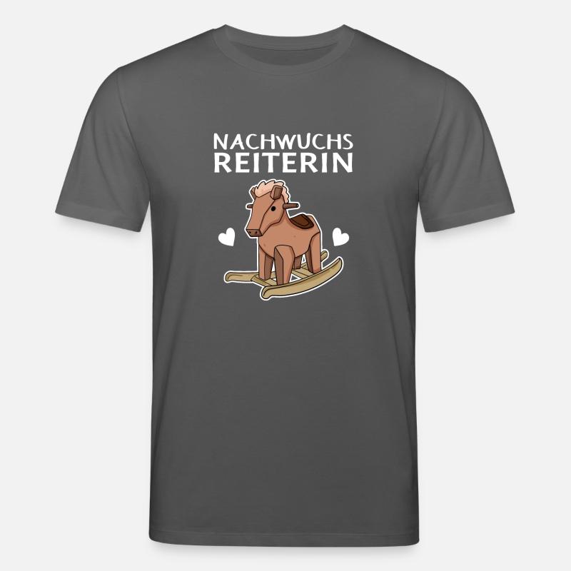 Reiterin Nachwuchs Pferd - Stanley/Stella Unisex Bio-T-Shirt CREATOR - Anthrazit