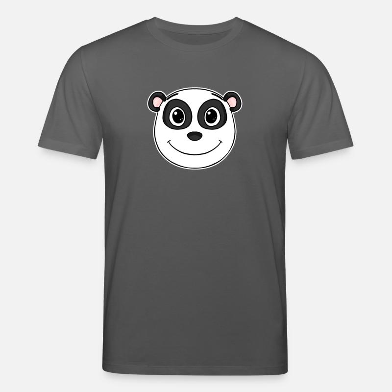 Panda - Stanley/Stella Unisex Bio-T-Shirt CREATOR - Anthrazit