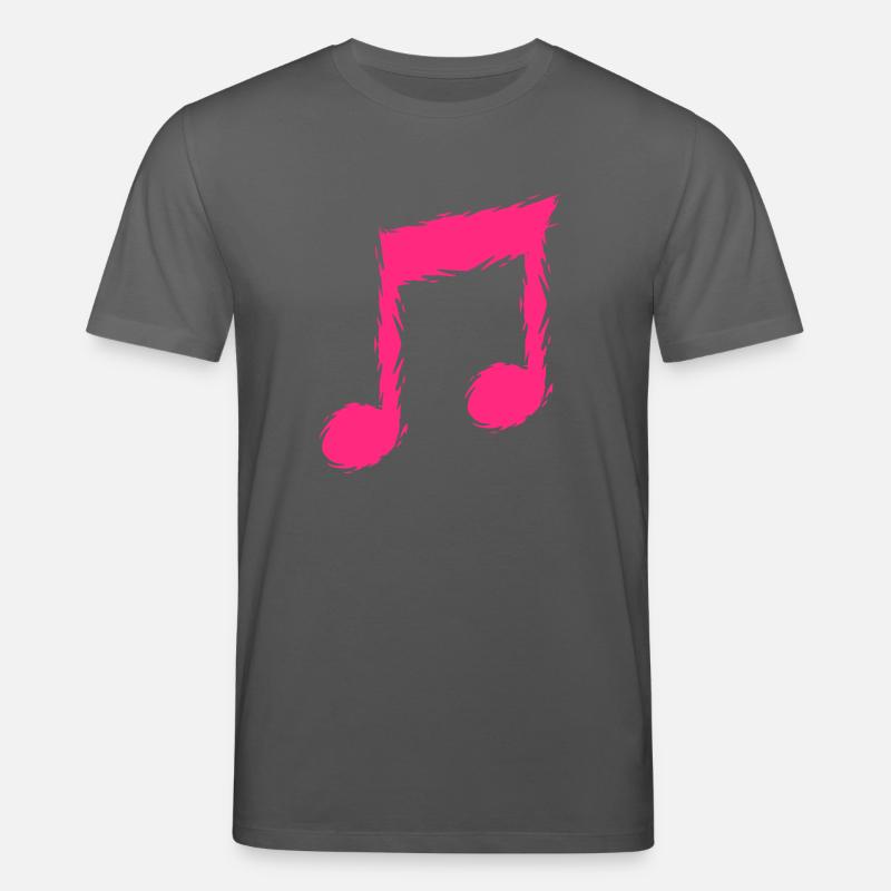 Musiknote Musik Design Sänger - Stanley/Stella Unisex Bio-T-Shirt CREATOR  - Anthrazit