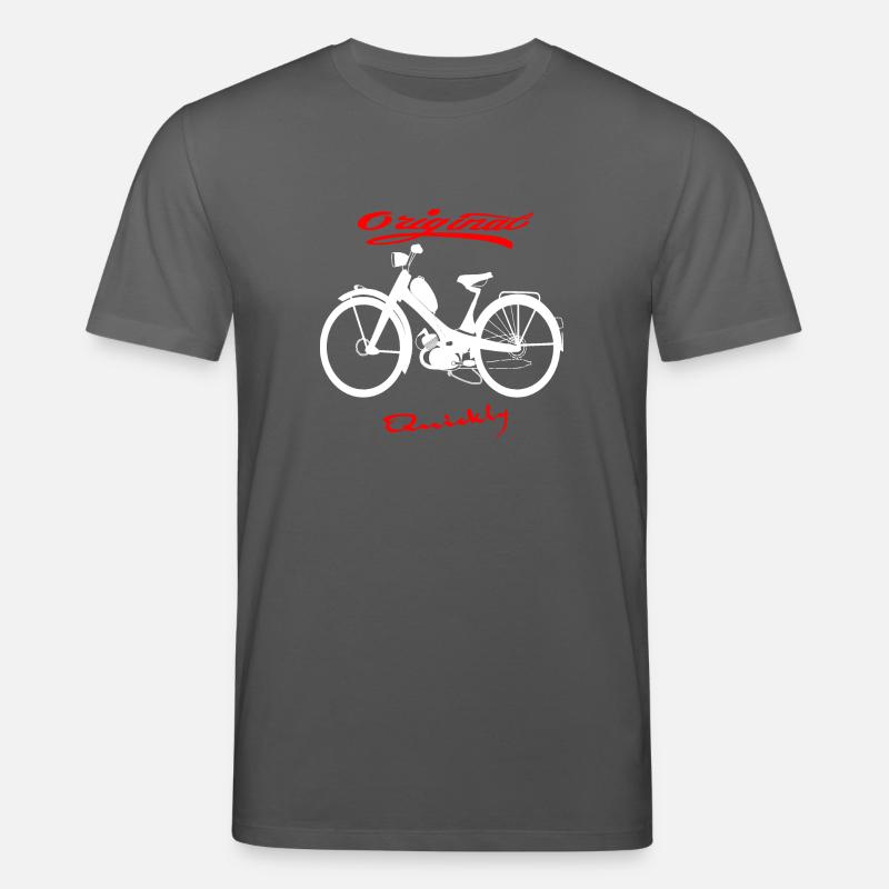 NSU Rapidement Cyclomoteur Culte - T-shirt bio CREATOR Stanley/Stella Unisexe - charbon