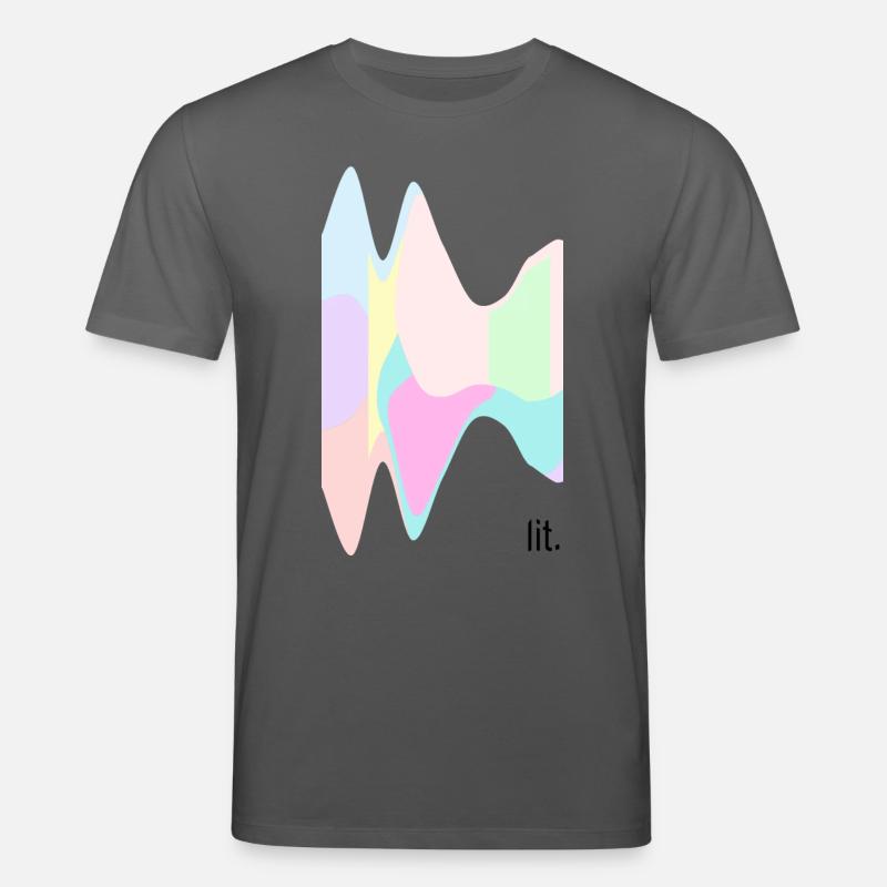 lit. motiv bunt - Stanley/Stella Unisex Bio-T-Shirt CREATOR - Anthrazit