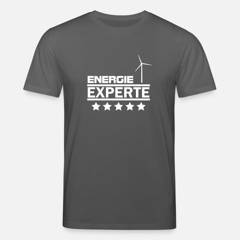 energie experte - Stanley/Stella Unisex Bio-T-Shirt CREATOR  - Anthrazit