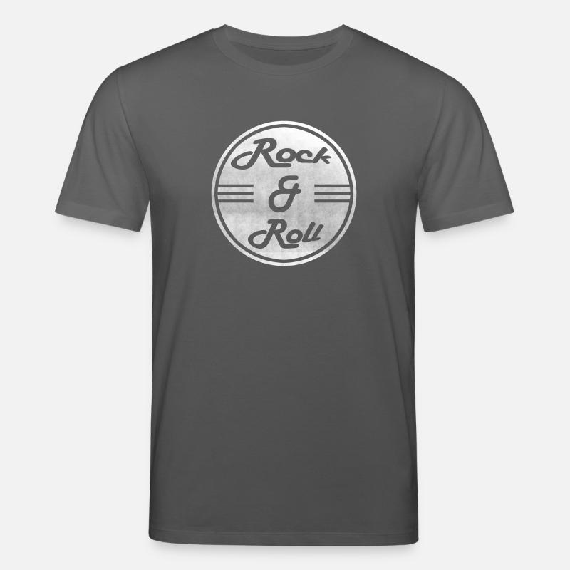 Rock & Roll - Stanley/Stella CREATOR Unisex Organic T-Shirt - anthracite