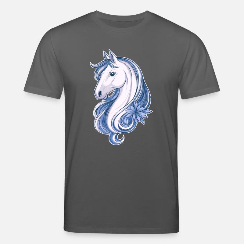 Süßes Pferd - Stanley/Stella Unisex Bio-T-Shirt CREATOR  - Anthrazit