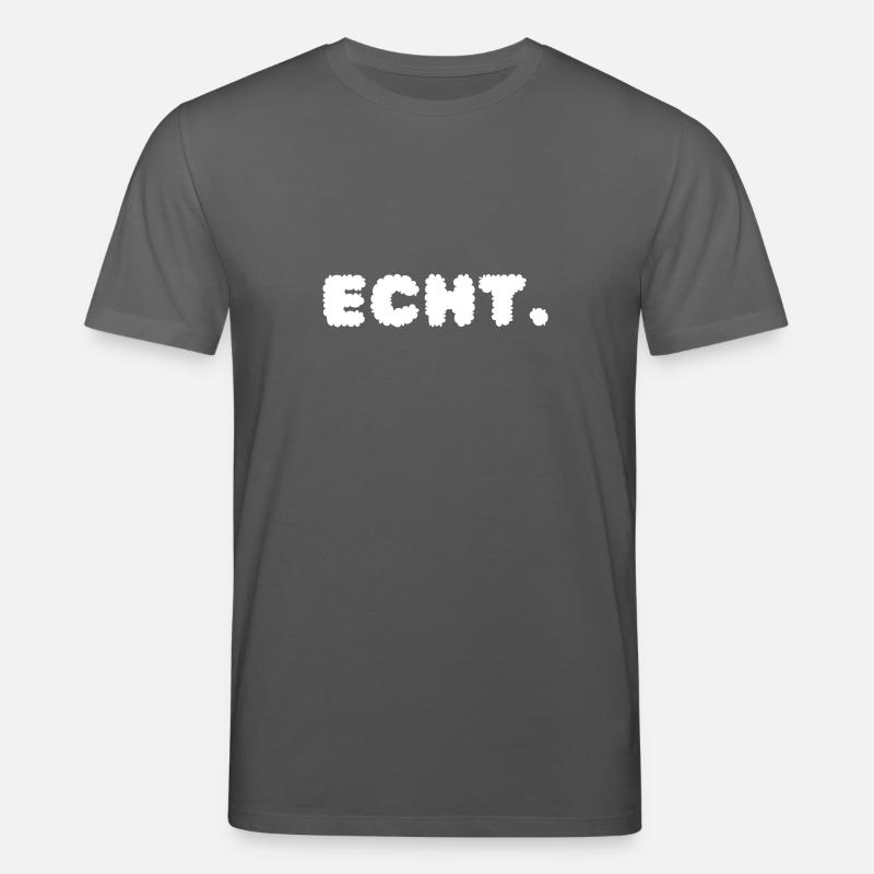 Echt. - Stanley/Stella Unisex Bio-T-Shirt CREATOR  - Anthrazit