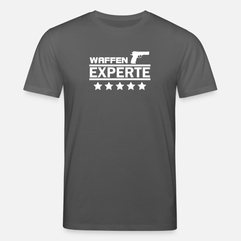 waffen experte - Stanley/Stella Unisex Bio-T-Shirt CREATOR  - Anthrazit