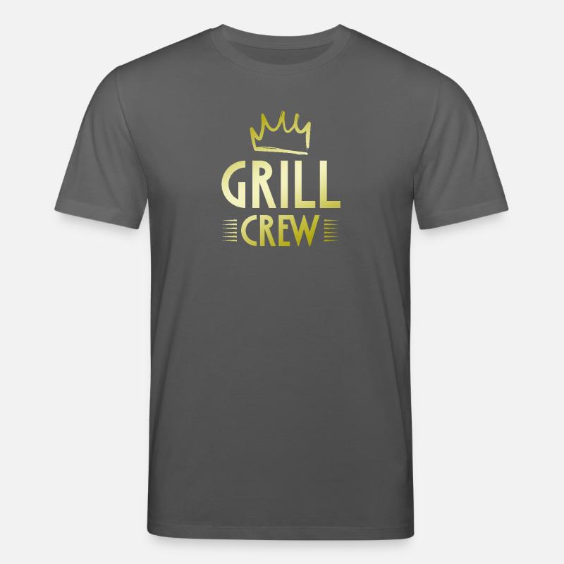 Équipe de grillades - T-shirt bio CREATOR Stanley/Stella Unisexe - charbon
