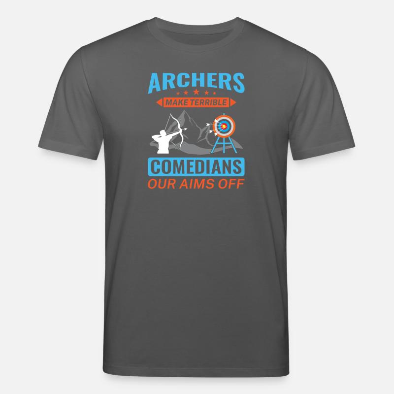 Bogenschießen Bogenschütze - Stanley/Stella Unisex Bio-T-Shirt CREATOR  - Anthrazit
