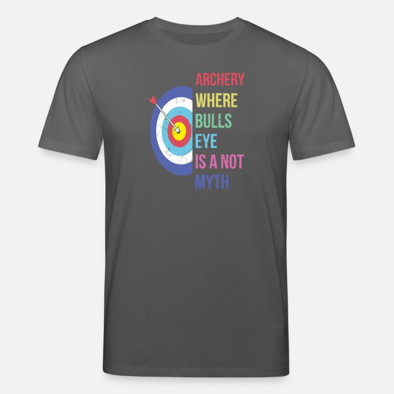 Bogenschießen Bogenschütze - Stanley/Stella Unisex Bio-T-Shirt CREATOR  - Anthrazit