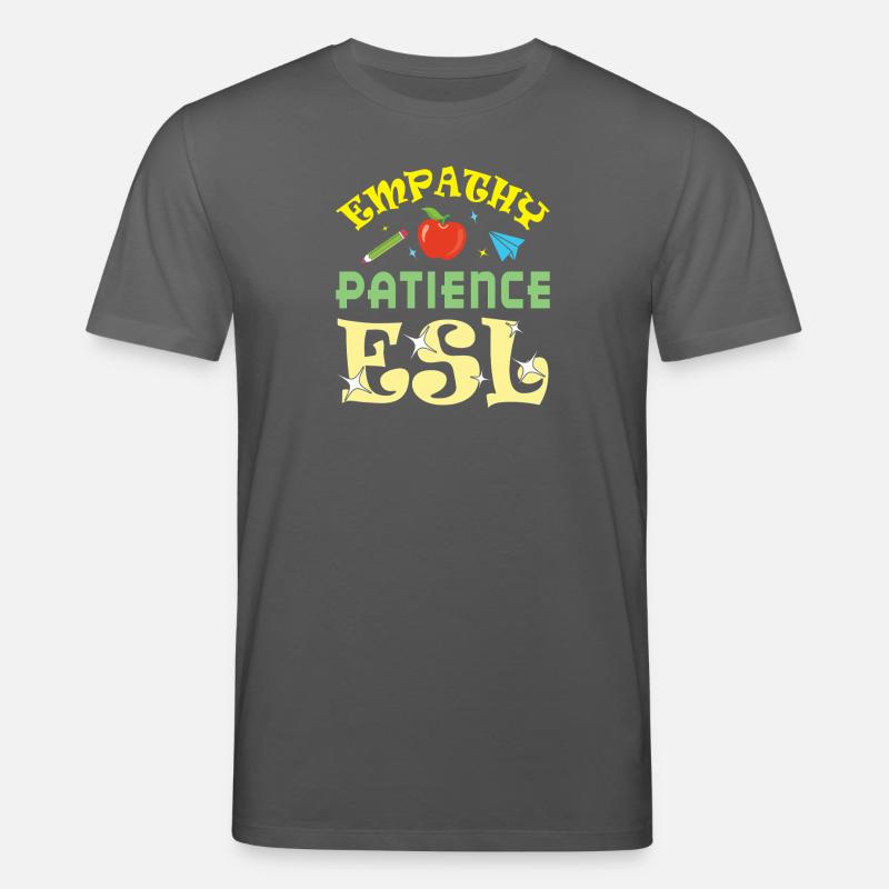 ESL-Lehrer ESL Unterricht - Stanley/Stella Unisex Bio-T-Shirt CREATOR  - Anthrazit