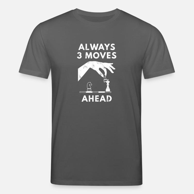 Echecs - Echecs - Echecs - Trains - T-shirt bio CREATOR Stanley/Stella Unisexe - charbon
