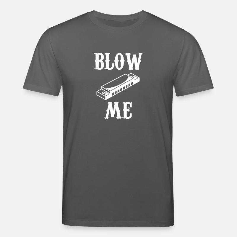 harmonica - harmonica player - harmonica - Stanley/Stella CREATOR Unisex Organic T-Shirt - anthracite