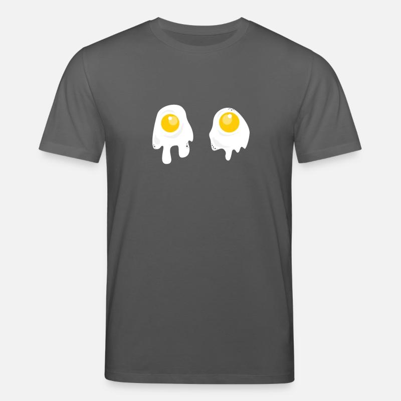 Fried Eggs - Breakfast - Stanley/Stella Unisex Bio-T-Shirt CREATOR - Anthrazit