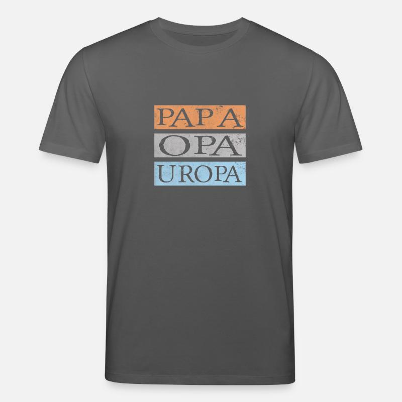 Uropa Retro - Stanley/Stella Unisex Bio-T-Shirt CREATOR  - Anthrazit