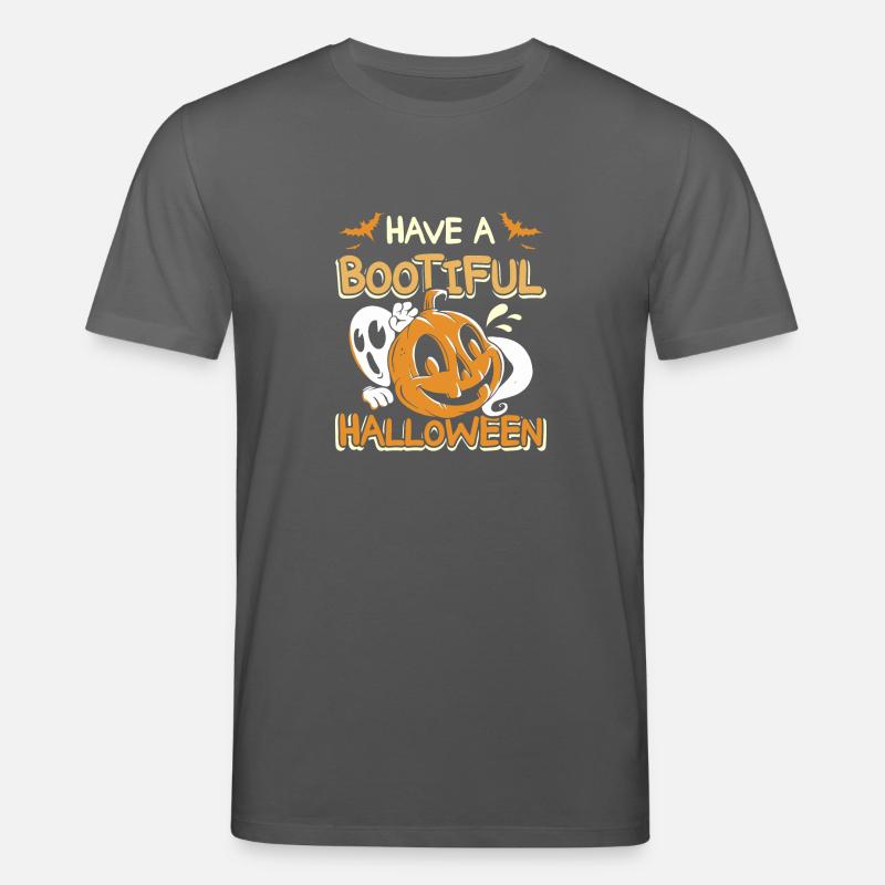 Passez un Halloween bootiful - T-shirt bio CREATOR Stanley/Stella Unisexe - charbon