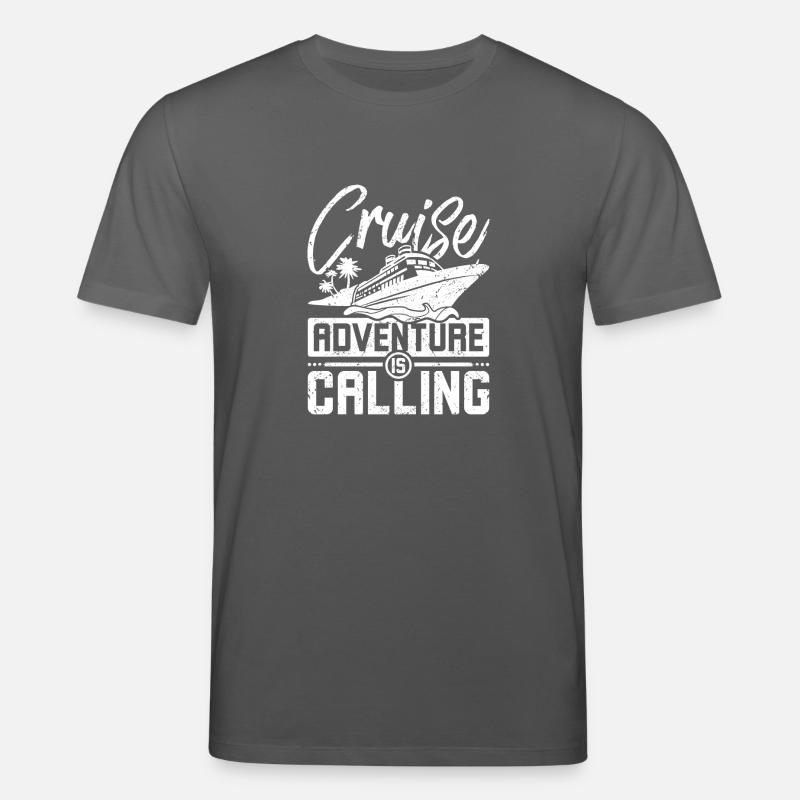 Cruise adventure is calling - Stanley/Stella Unisex Bio-T-Shirt CREATOR - Anthrazit
