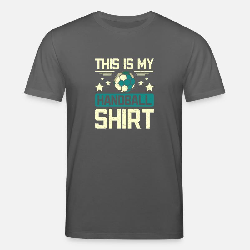 C’est mon handball - T-shirt bio CREATOR Stanley/Stella Unisexe - charbon