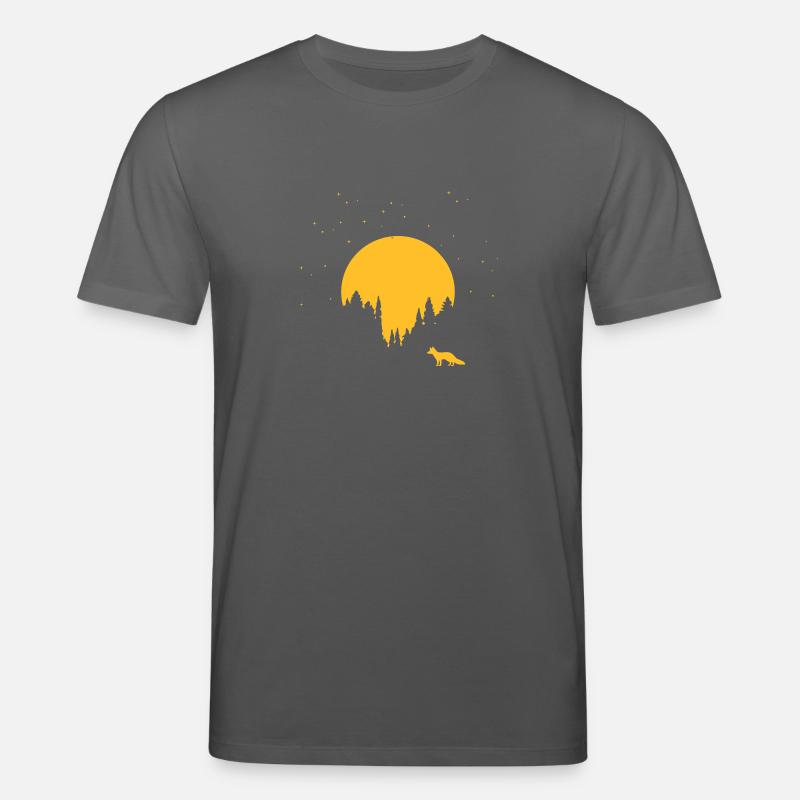 Fuchs und Mond - Stanley/Stella Unisex Bio-T-Shirt CREATOR  - Anthrazit