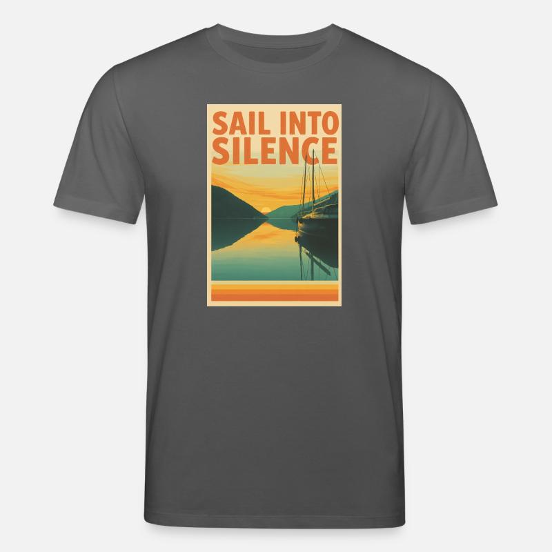 Sail into Silence - Stanley/Stella Unisex Bio-T-Shirt CREATOR  - Anthrazit