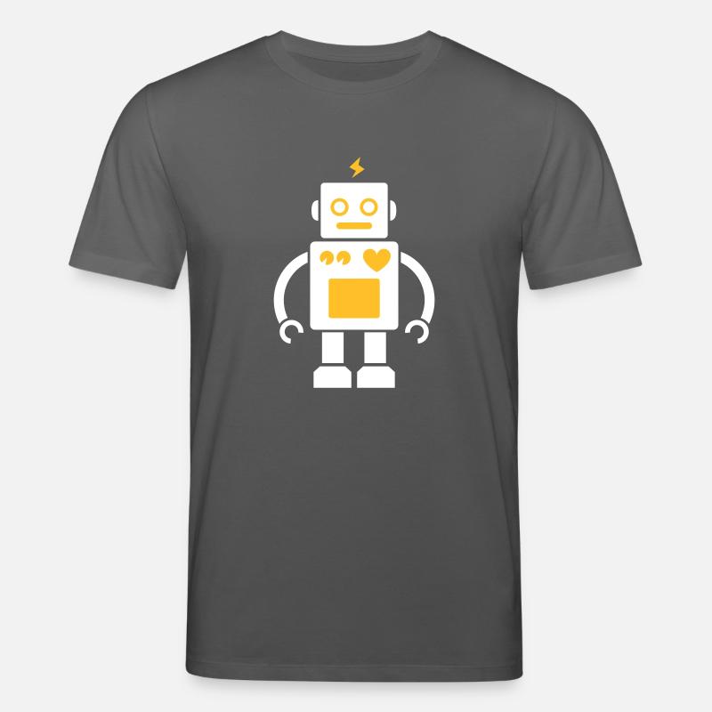 Roboter / Robot #2_2c - Stanley/Stella Unisex Bio-T-Shirt CREATOR - Anthrazit