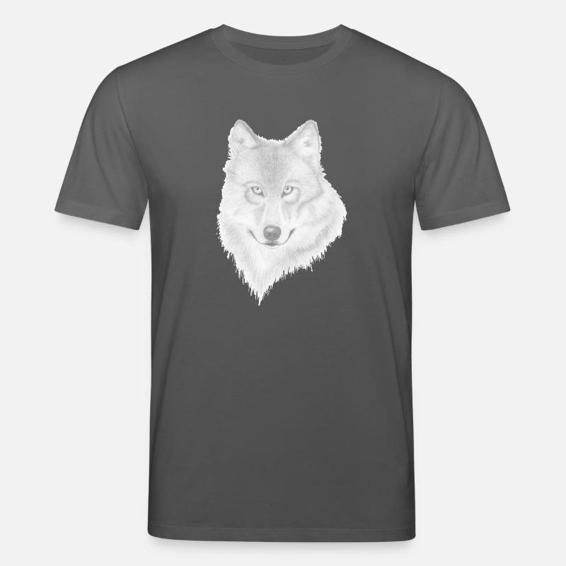 Wolf - Stanley/Stella Unisex Bio-T-Shirt CREATOR  - Anthrazit