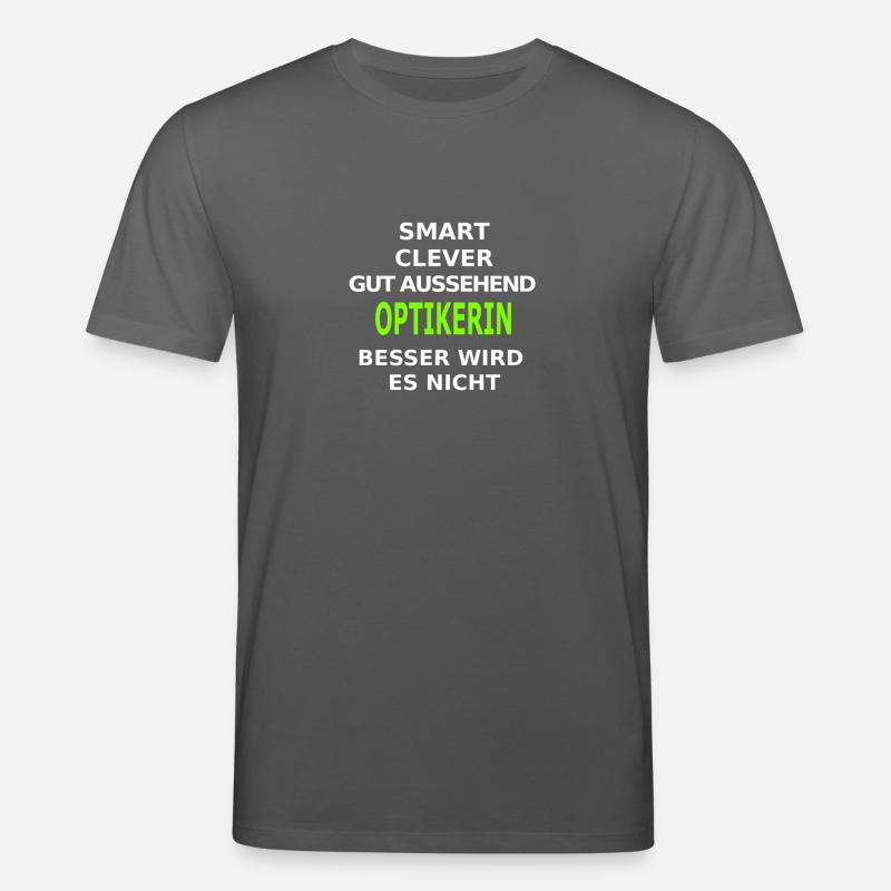 optikerin - Stanley/Stella Unisex Bio-T-Shirt CREATOR - Anthrazit