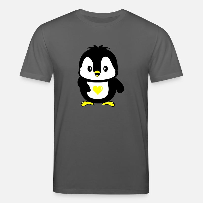 pinguin süß - Stanley/Stella Unisex Bio-T-Shirt CREATOR  - Anthrazit