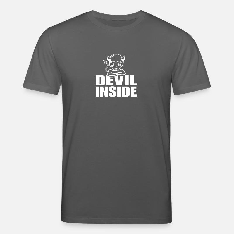 Devil-Inside - Stanley/Stella Unisex Bio-T-Shirt CREATOR  - Anthrazit