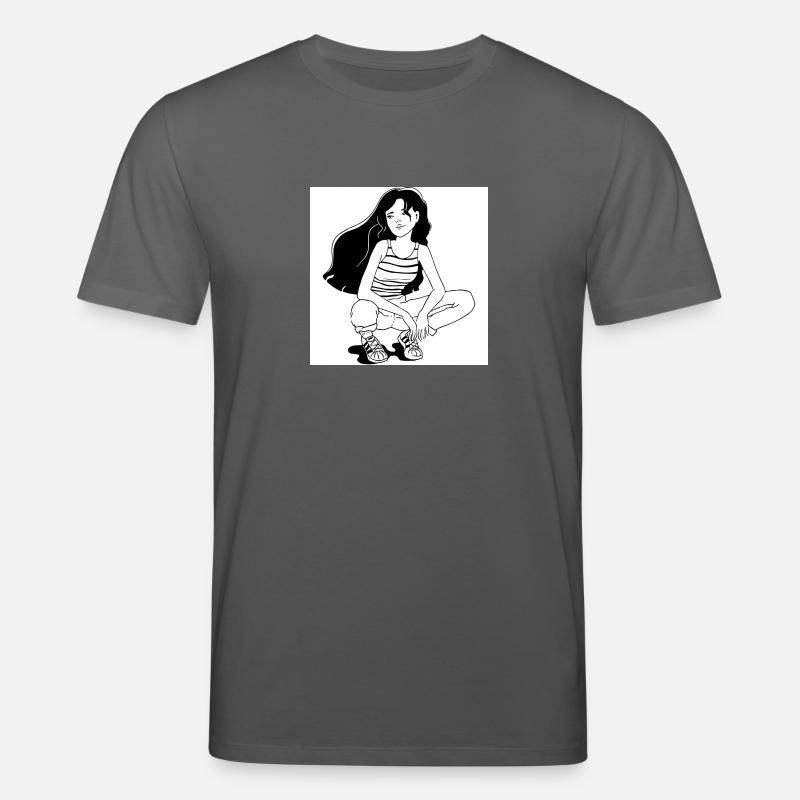 Mode Mädchen - Stanley/Stella Unisex Bio-T-Shirt CREATOR  - Anthrazit