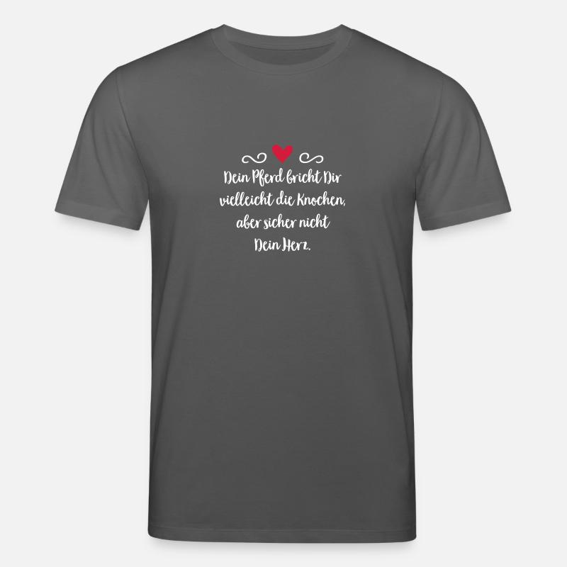 Pferd - Stanley/Stella Unisex Bio-T-Shirt CREATOR  - Anthrazit