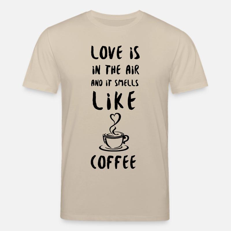 Kaffee-Liebe - Stanley/Stella Unisex Bio-T-Shirt CREATOR  - Beige