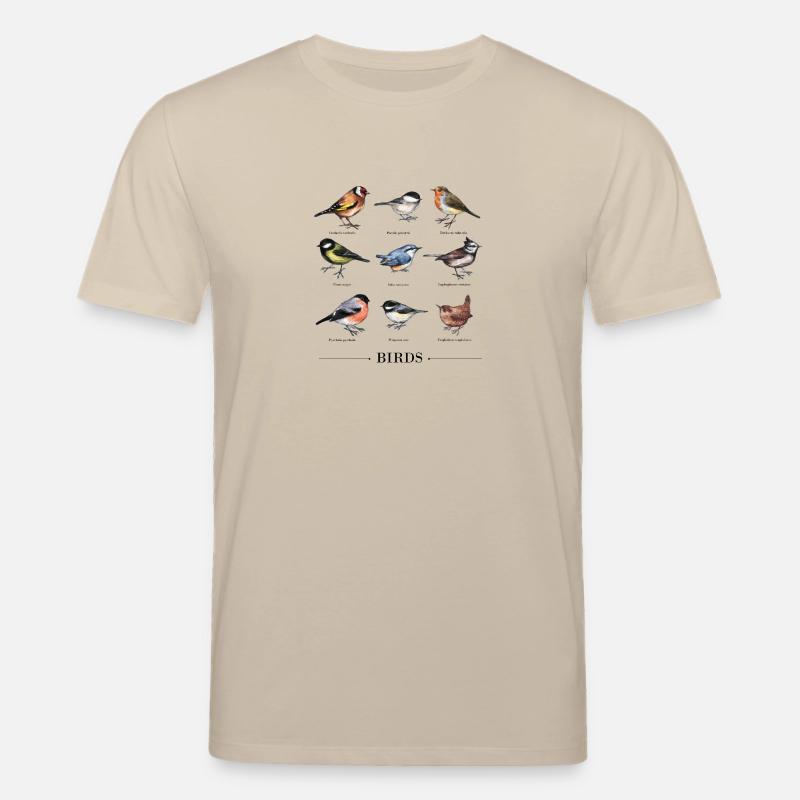 Vintage linnut - Stanley/Stella CREATOR unisex luomu-t-paita - beige